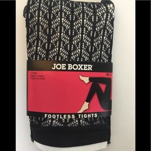 Lace Footless Tights